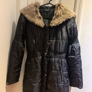 A puffer coat